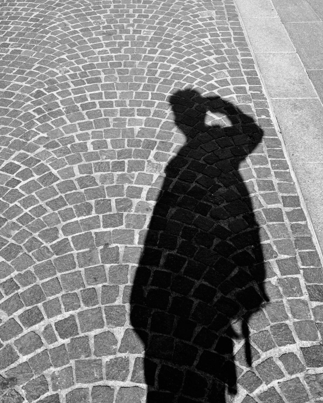 mysterious figure in shadows